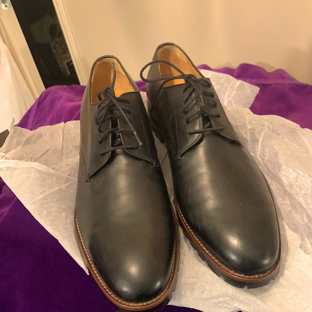 White Ron, all leather men’s shoes, 11.5
